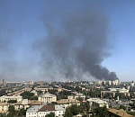 В Астрахани горят 12 машин: видео ЧП