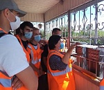 Мастер-класс по действиям в нестандартных ситуациях прошел на железнодорожном переезде в Астрахани