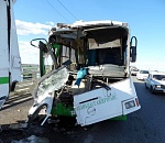 При столкновении двух автобусов в Астрахани пострадали 10 человек