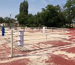 Боксерский ринг установили на городском стадионе в Астраханской области