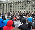 Во Владикавказе митингуют «неверующие в коронавирус»