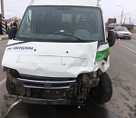 В Астрахани по вине водителя маршрутки произошло ДТП, есть пострадавший