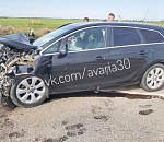 Появились кадры дорожной трагедии, в которой погиб начальник Советского РОВД Астрахани 