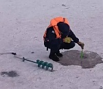 Лёд в Астрахани опасен!