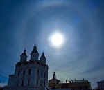 Астраханка запечатлела красивое природное явление