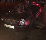 Ночью 23-летний астраханец на иномарке разогнался прямо в опору ЛЭП