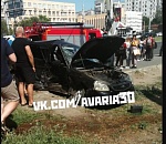 Нос, нога, плечо и ушиб мозга... Кто пострадал от столкновения Опеля с Приорой возле Астраханского медколледжа