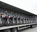 Астраханские таможенники перехватили партию китайских мотоциклов 