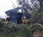 В Астрахани сгорел частный дом