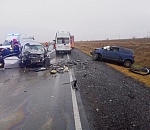 Пятеро астраханцев погибли в жуткой аварии на элистинской трассе