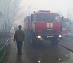 В Астрахани произошел крупный пожар: сгорели два заброшенных дома