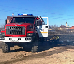 Вчера под Астраханью тушили два ландшафтных пожара