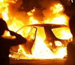 В Астрахани сгорел автомобиль