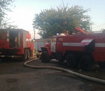 Крупный пожар в Трусовском районе Астрахани потушили