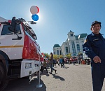 В Астрахани прошла выставка пожарно-спасательной техники. Фоторепортаж Максима Коротченко