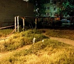 В Астрахани на детской площадке возник провал с кипятком