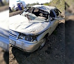 Трагическое ДТП под Астраханью: перевернулась "Лада"