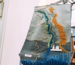 Пенсионерка связала крючком карту Астраханской области