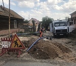 В посёлке Приволжье прокладывают новую линию водопровода