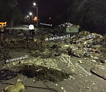 В Астрахани неизвестные выстроили мусорные баррикады