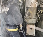 Пожар в подъезде: в Астрахани эвакуировали 20 человек