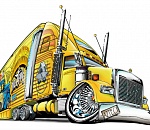 В Астрахани сняли на видео злую фуру, готовую давить объезжающие ее машины