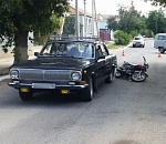 Под Астраханью водитель скутера очень испугался и поэтому попал в ДТП