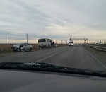 Сегодня в Астрахани произошло серьезное ДТП с участием автобуса