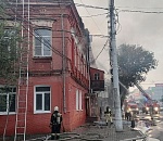 В центре Астрахани на площади 900 кв. метров сгорел памятник архитектуры