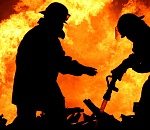 На пожаре в Астраханской области пострадал человек