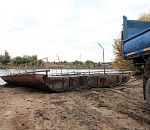 Понтон-утопленник отремонтируют под Астраханью