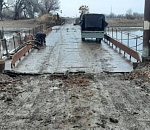 В астраханском селе восстановили движение по затопленному понтону