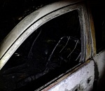 Ночью в Астрахани дотла сгорела Kia. Момент ЧП попал на видео