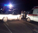 Под Астраханью столкнулись "Волга" и карета скорой помощи