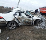 Серьезная авария на трассе Астрахань-Камызяк (ВИДЕО)