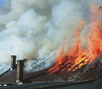 В Харабалинском районе горел магазин 