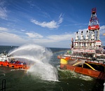 В акватории Каспия прошли международные комплексные учения по ликвидации ЧС с участием пяти стран