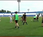 Астраханская полиция отлично играет в футбол: видео