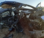 В жуткой аварии под Астраханью погибли сразу двое водителей