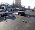 В Астрахани автомобиль сбил пенсионерку на "зебре"