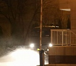 Видео ночной дезинфекции Астраханского онкодиспансера войсками химзащиты