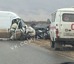 В Астраханской области гололед спровоцировал опасную дорожную ситуацию