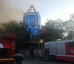 В Астрахани в эти минуты тушат крупный пожар