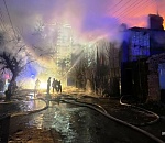 В полночном пожаре в Астрахани погиб мужчина