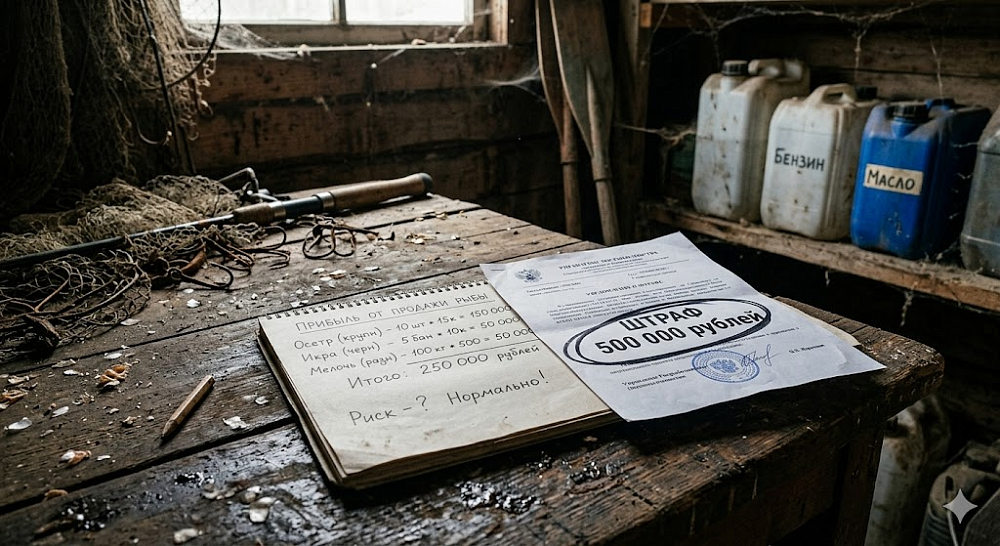 В Астраханской области три браконьера получили по 5 лет за краснокнижный улов