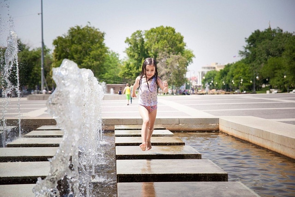 Известно, когда в Астрахани прекратят работать фонтаны