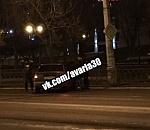 В Астрахани легковушка поцеловалась с забором