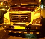 На новом мосту в Астрахани вспыхнула "ГАЗель"