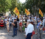 "Жаркий" митинг