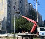 На Куликова устанавливают новые фонари